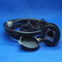 Cổng Rj45 Đực, Cái Chống Nước Gắn Tủ Điện, dây dài 1M Cổng Rj45 Đực, Cái Chống Nước Gắn Tủ Điện, dây dài 1M